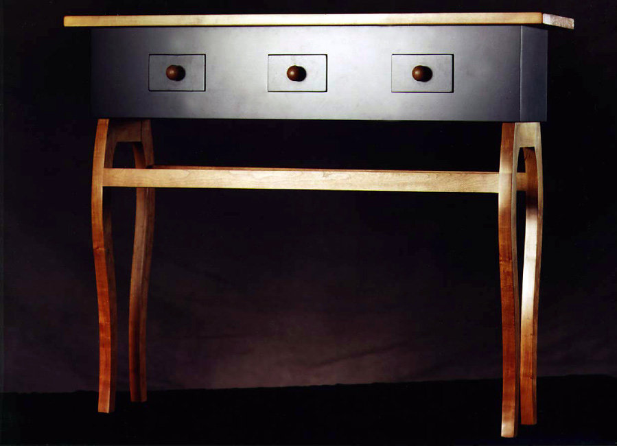 black table