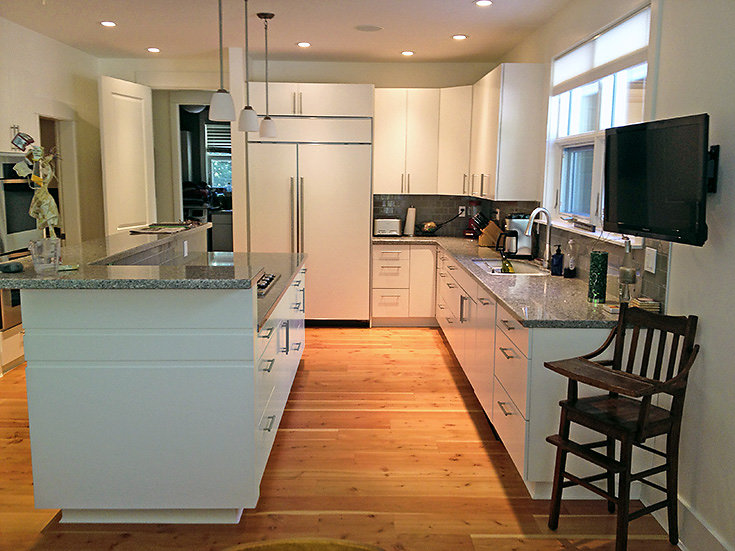 white cabinetry