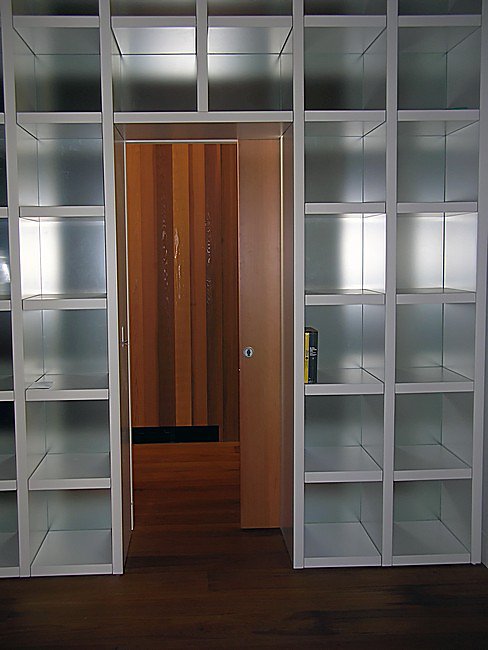 white bookcase for NWC