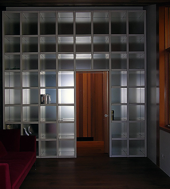 white bookcase for NWC