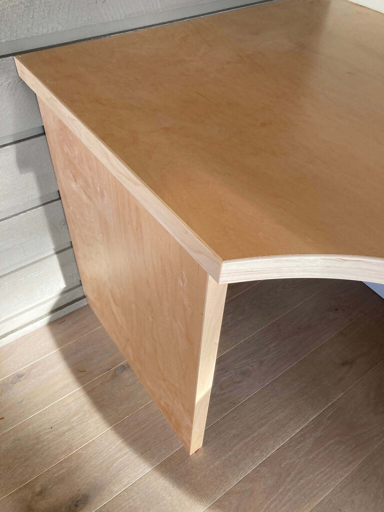 Maple and Walnut Desk