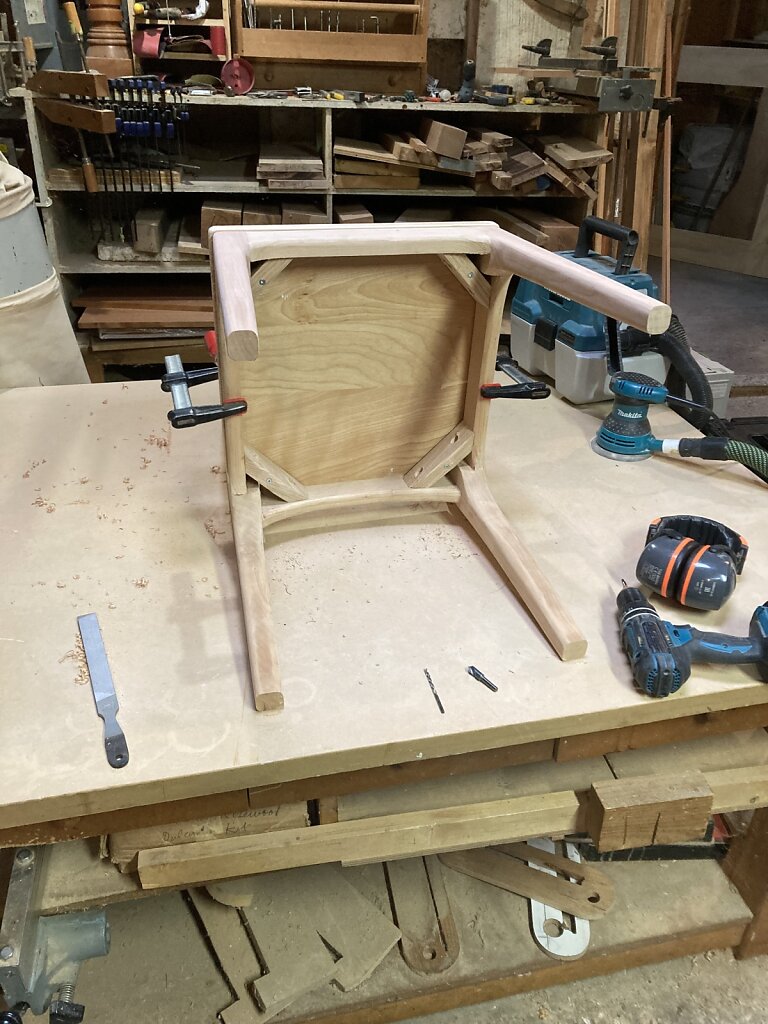 Blue Chair And Rock Chair