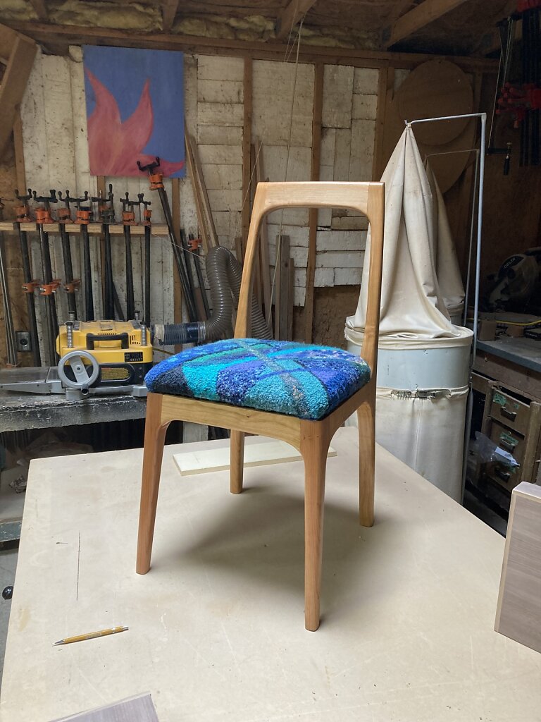 Blue Chair And Rock Chair