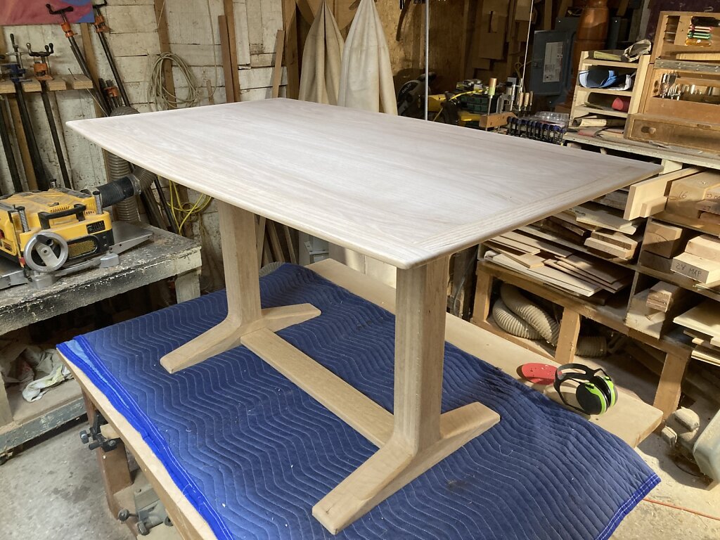 Oak Trestle Table