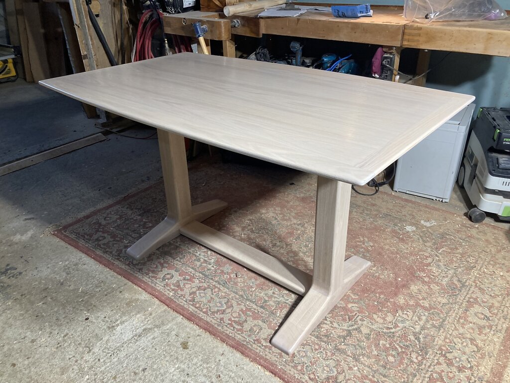 Oak Trestle Table