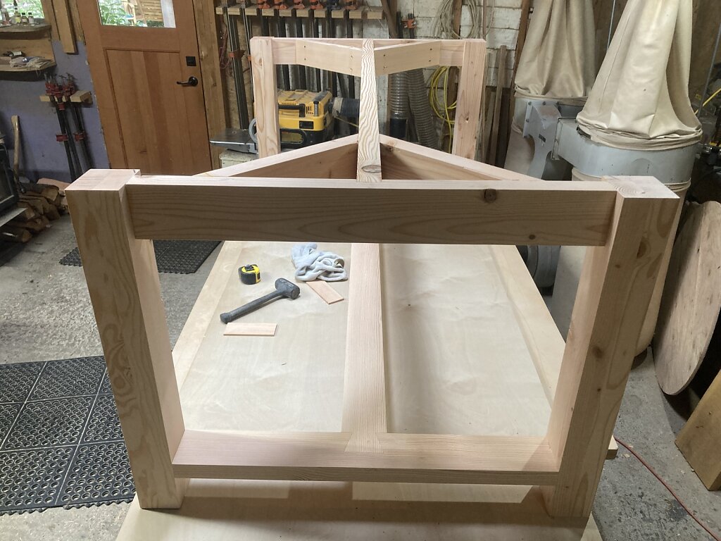 Fir Table with Dovetails