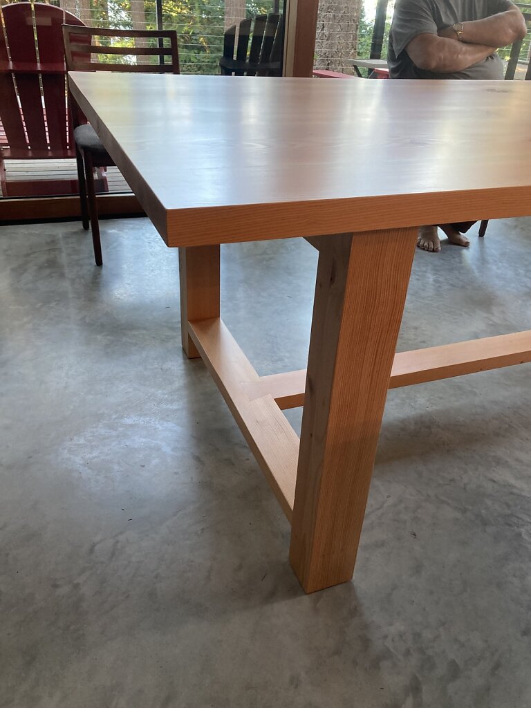 Fir Table with Dovetails